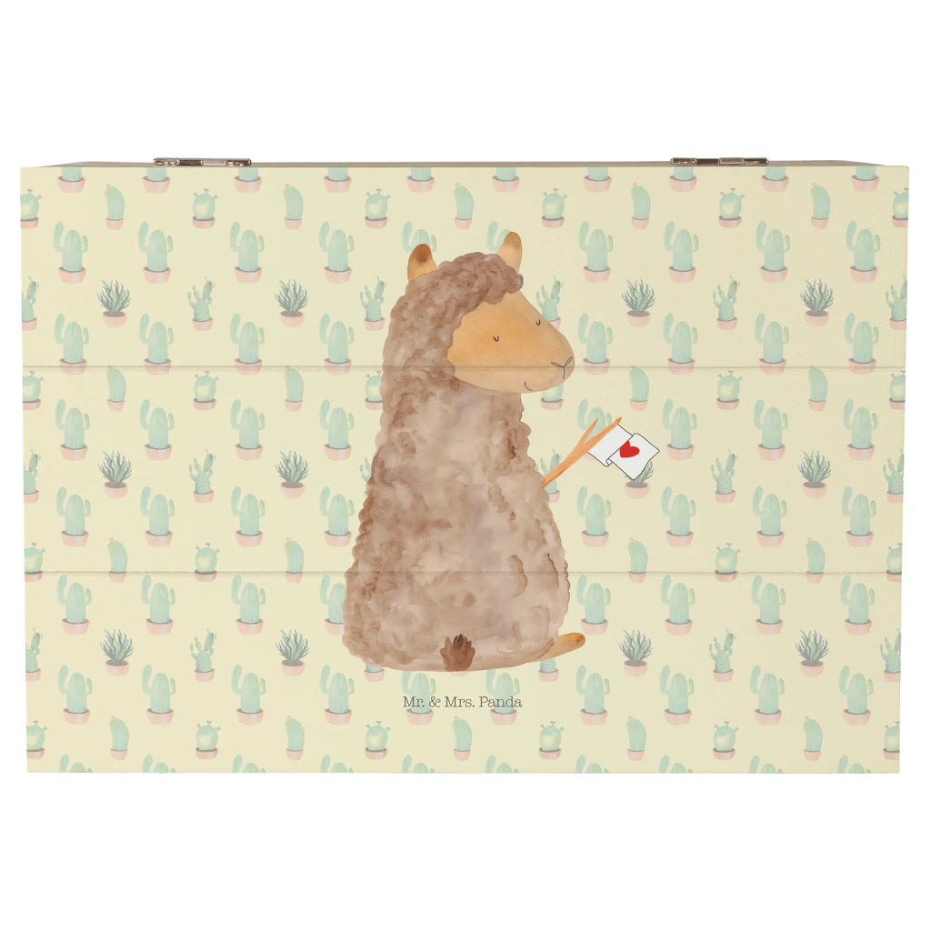 Wooden chest alpaca banner Aufbewahrungsbox, Kiste, Erinnerungskiste, XXL, Dekokiste, Geschenkdose, Schatzkiste, Schatulle, Holzkiste, Truhe, Geschenkbox, Erinnerungsbox, Alpaka, Lama, Alpakas, Liebe, Lamas