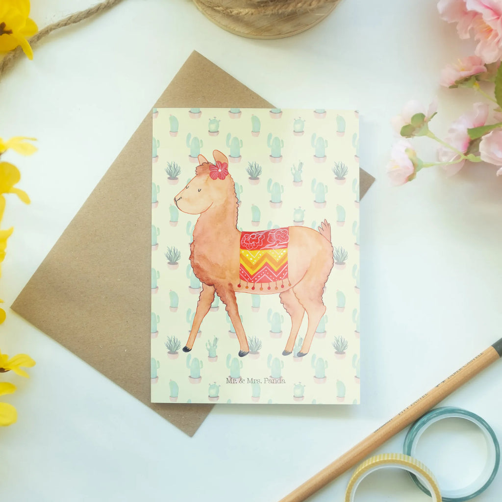 Kartka okolicznościowa alpaka Dumny Alpaka, Lama