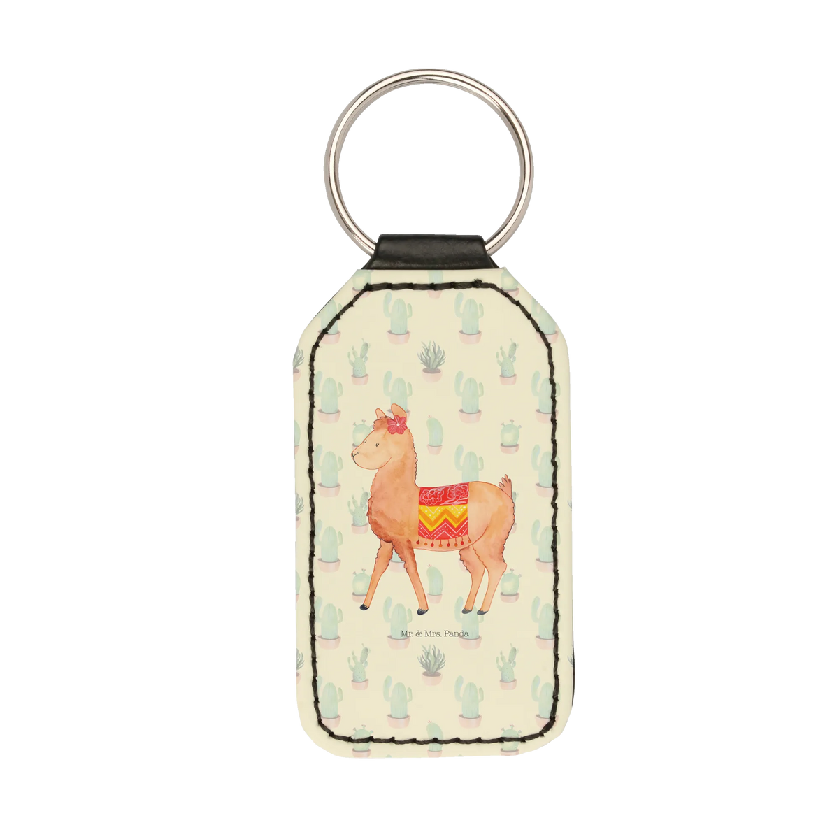 Rectangular key ring alpaca Proud lucky charm, keychain, bag pendant, key ring, pendant, alpaca, llama, pako, camel, Peru, animal, favourite animal