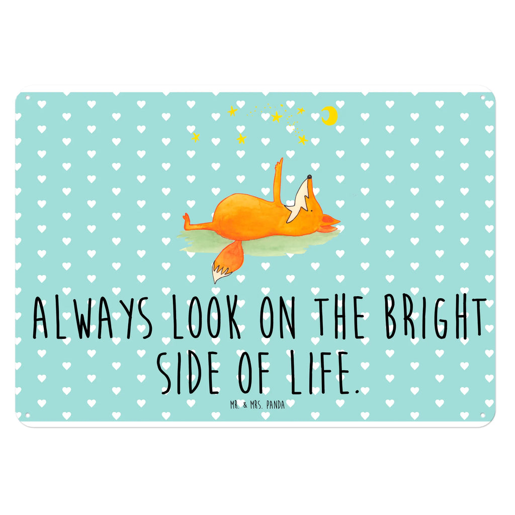 Blechschild Fuchs Sterne Blechschild, Blechschild Für Männer, Dekoschild Metall, Türschild Metall, Blechschild Für Frauen, Blechschild Groß, Blechschild Zum Aufhängen, Blechschild Küche, Wandschild Metall, Blechschild Büro, Fuchs, Füchse, Tröstende Worte, Spruch schön, Romantik, Always Look On The Bright Side Of Life, Spruch Positiv