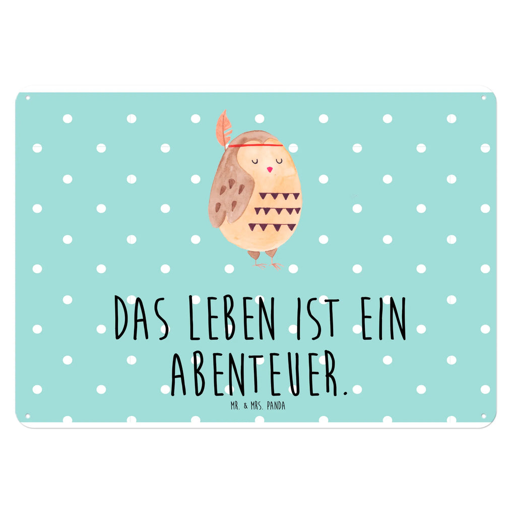 Blechschild Eule Federschmuck Blechschild Für Männer, Blechschild, Dekoschild Metall, Wandschild Metall, Blechschild Küche, Türschild Metall, Blechschild Für Frauen, Blechschild Zum Aufhängen, Blechschild Büro, Blechschild Groß, Eule, Federschmuck, Owl, Eule Deko, Dekoration, Das Leben Ist Ein Abenteuer, Reisespruch