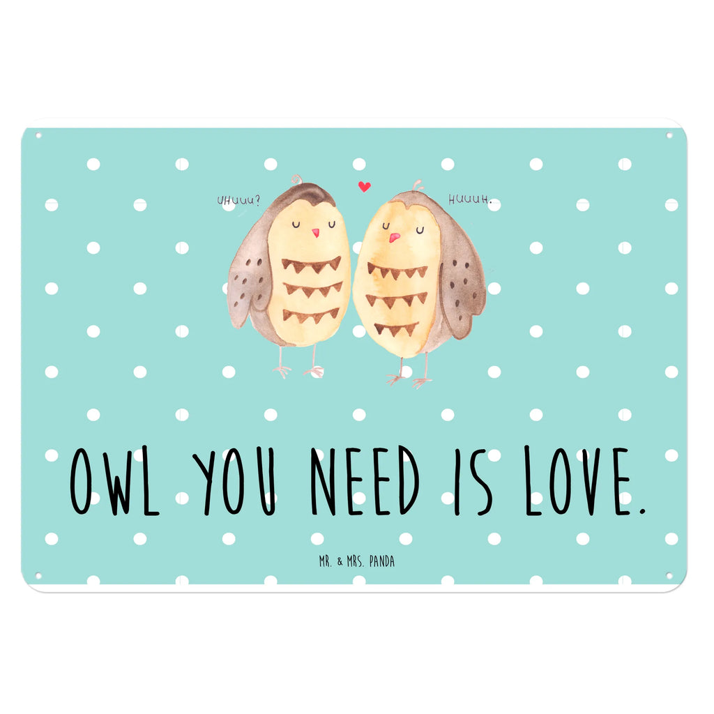 Blechschild Eulen Liebe Blechschild Zum Aufhängen, Blechschild Büro, Blechschild Küche, Blechschild Für Männer, Blechschild Für Frauen, Dekoschild Metall, Blechschild, Wandschild Metall, Blechschild Groß, Türschild Metall, Eule, All You Need Is Love, Wortspiel Lustig, Liebe Spruch, Hochzeit Spruch, Freundin Geschenk, Liebe, Freund, Owl, Eule Deko