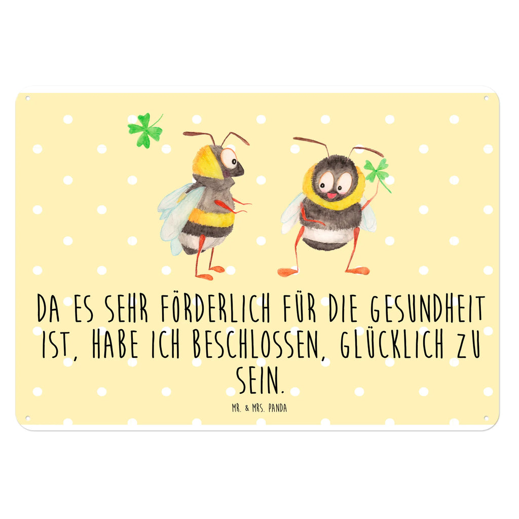 Blechschild Hummeln Kleeblatt Wandschild Metall, Dekoschild Metall, Blechschild Für Frauen, Türschild Metall, Blechschild Groß, Blechschild Küche, Blechschild, Blechschild Für Männer, Blechschild Zum Aufhängen, Blechschild Büro, Lustige Sprüche, Tiere, Tiermotive, Gute Laune, Spruch Fröhlich, Biene, Spruch Positiv, Hummel, glücklich Werden, Spruch schön, Biene Deko, glücklich sein