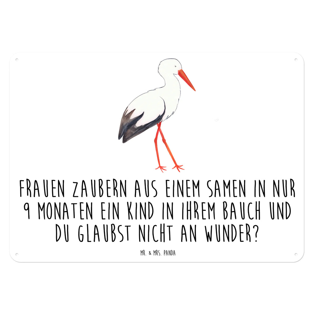 Blechschild Storch Blechschild Zum Aufhängen, Wandschild Metall, Türschild Metall, Blechschild Für Frauen, Blechschild Groß, Dekoschild Metall, Blechschild Büro, Blechschild Für Männer, Blechschild, Blechschild Küche, Lustige Sprüche, Tiere, Tiermotive, Gute Laune, Mutter Werden, Babybauch, Schwangerschaft, Baby, Mütter, Geburt, Störche, Storch, Mutter, Schwanger