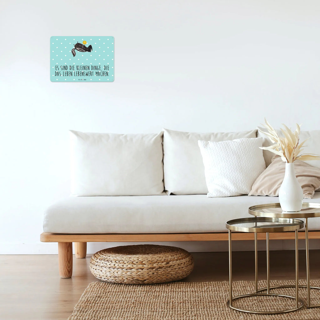 Blechschild Stinktier Ball Türschild Metall, Blechschild Für Männer, Wandschild Metall, Dekoschild Metall, Blechschild Für Frauen, Blechschild Büro, Blechschild Zum Aufhängen, Blechschild, Blechschild Küche, Blechschild Groß, Skunk, Stinktier, Wildtier, Weisheit, Verspielt, Stinki, Raubtier, Stinker