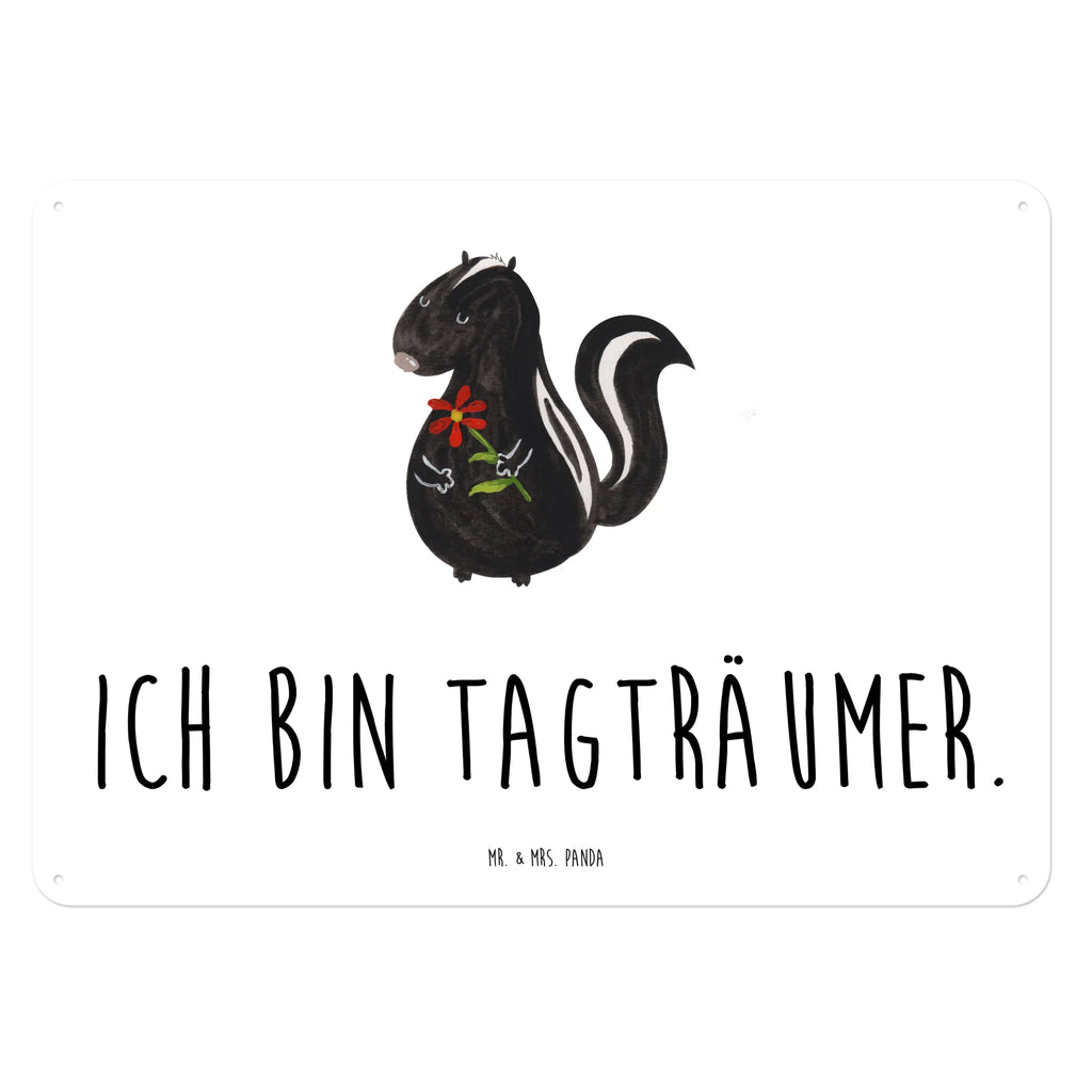 Blechschild Stinktier Blume Blechschild Für Männer, Dekoschild Metall, Blechschild Groß, Blechschild Küche, Türschild Metall, Blechschild Büro, Blechschild Für Frauen, Blechschild Zum Aufhängen, Blechschild, Wandschild Metall, Skunk, Stinktier, Wildtier, Dreams, Raubtier, Stinki, Verträumt, Träume, Tagträumer, Stinker
