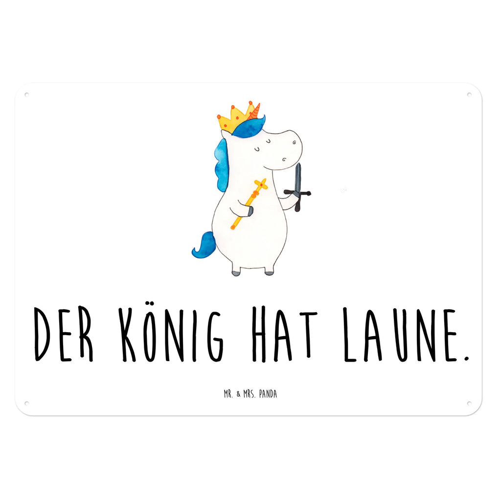 Blechschild Einhorn König mit Schwert Dekoschild Metall, Türschild Metall, Blechschild Für Frauen, Wandschild Metall, Blechschild, Blechschild Groß, Blechschild Zum Aufhängen, Blechschild Büro, Blechschild Küche, Blechschild Für Männer, Unicorn, Einhorn, Einhörner, Einhorn Deko, König, Mittelalter, Ritter