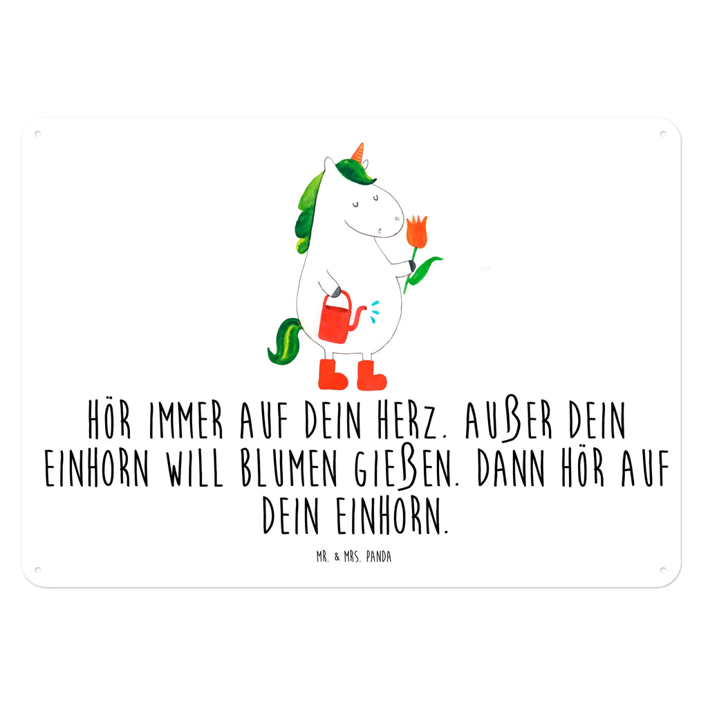 Blechschild Einhorn Gärtner Blechschild Zum Aufhängen, Blechschild Für Männer, Blechschild Küche, Dekoschild Metall, Blechschild Büro, Blechschild, Wandschild Metall, Blechschild Groß, Blechschild Für Frauen, Türschild Metall, Unicorn, Einhorn, Einhörner, Einhorn Deko, Garten, Freude, Blume, Gießkanne, Giesskanne, Stiefel, Lebenslust, Freundin, Luftballon