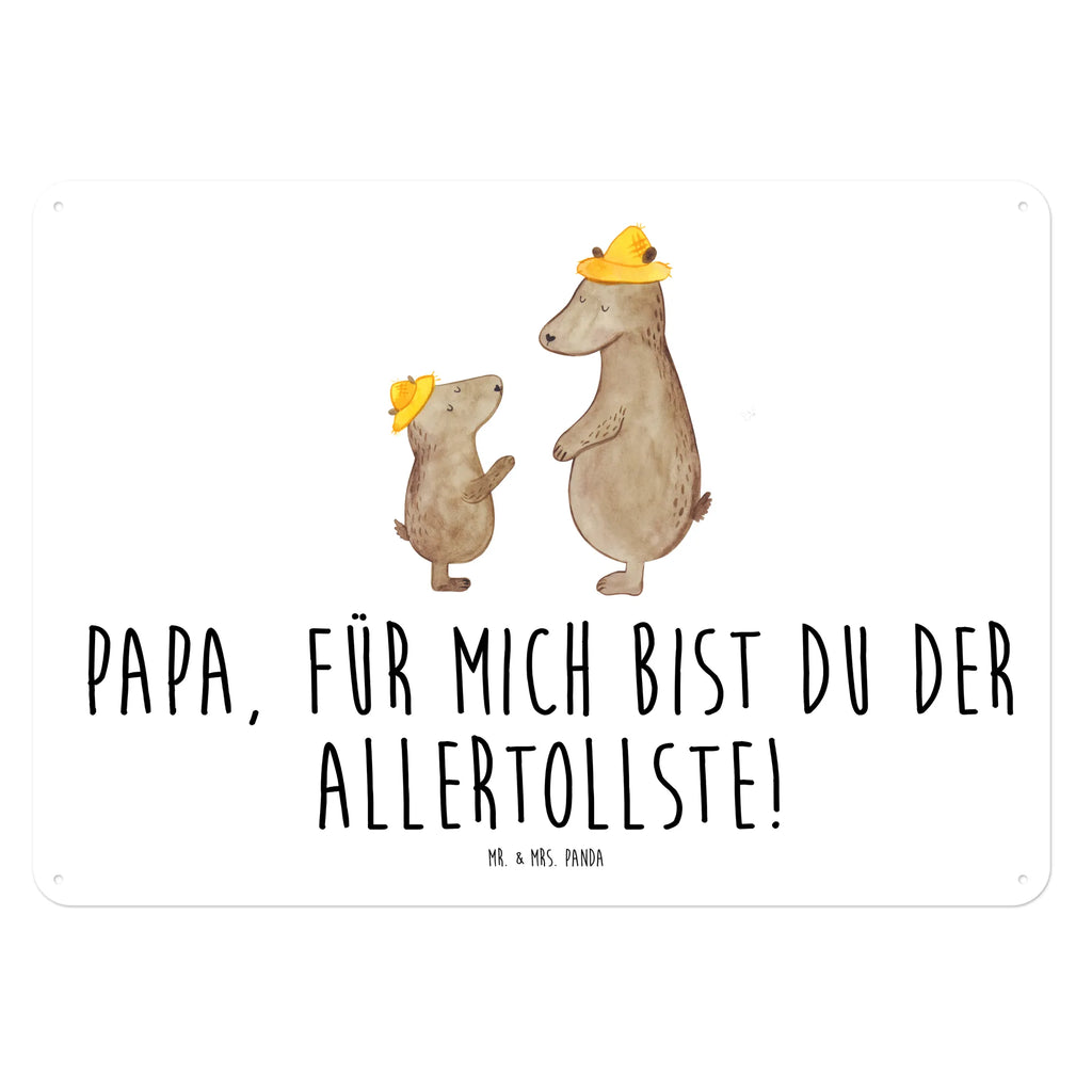 Tin sign Bears with hats Blechschild Für Männer, Türschild Metall, Blechschild Groß, Blechschild Für Frauen, Blechschild Büro, Blechschild Küche, Blechschild Zum Aufhängen, Blechschild, Wandschild Metall, Dekoschild Metall, Muttertag, Vatertag, Mama, Papa, Oma, Opa, Familie, Schwester, Bruder, Söhne, Sohn, Vater, Kinder, Kind, Bär, Dad, Daddy, Vater-Sohn, Vorbild, Papi, Bären, Family, Paps, Lieblingsmensch