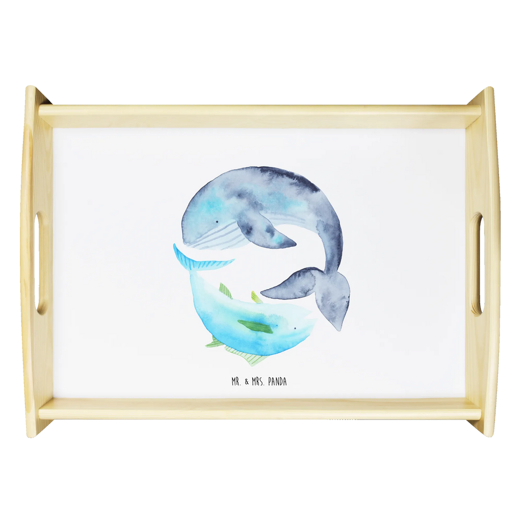 Serviertablett Walfisch & Thunfisch Küchentablett, Holztablett, Serviertablett, Dekotablett, Frühstückstablett, Tablett, Tiermotive, Gute Laune, lustige Sprüche, Tiere, Spruch lustig, Witz, Wortwitz lustig, Spruch des Tages, Flachwitz, Wal, Flachwitz Geschenk, Wahl, Tunfisch