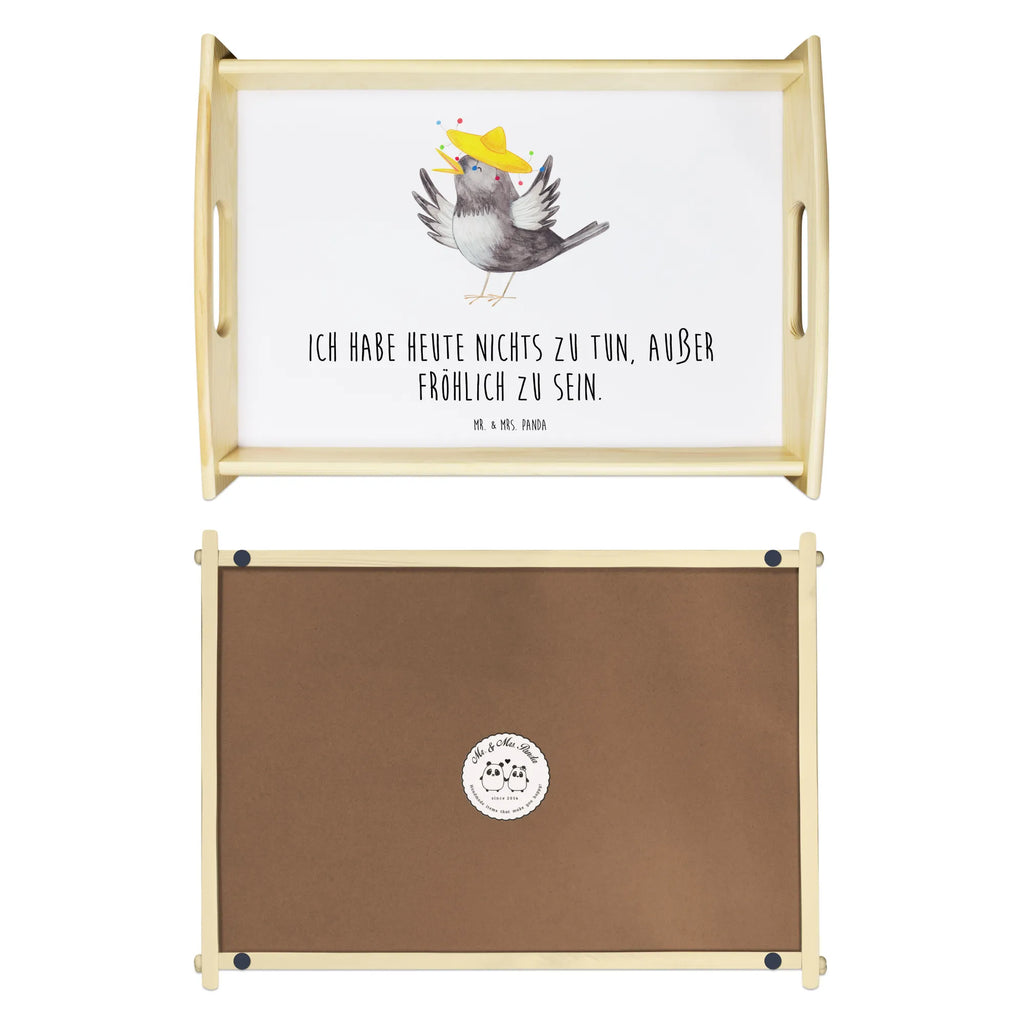 Serviertablett Rabe Sombrero Tablett, Küchentablett, ablagetablett, getränketablett, tablett für essen, echtholz tablett, couchtablett, kaffeetablett, Servier Tablett, Serviertablett, essenstablett, sofatablett, tablett für getränke, teetablett, tablett zum servieren, holz serviertablett, tablett holz, serviertablett aus holz, Frühstückstablett, tablett für bett, betttablett, tragetablett, Holztablett, tablett aus holz, bett tablett, serviertablett holz, Lustige Sprüche, Tiere, Tiermotive, Gute Laune, Vogel, Fröhlich sein, Glück Spruch, Froh, Motivation, Rabe, Elster, Spruch Positiv, glücklich sein, Vögel