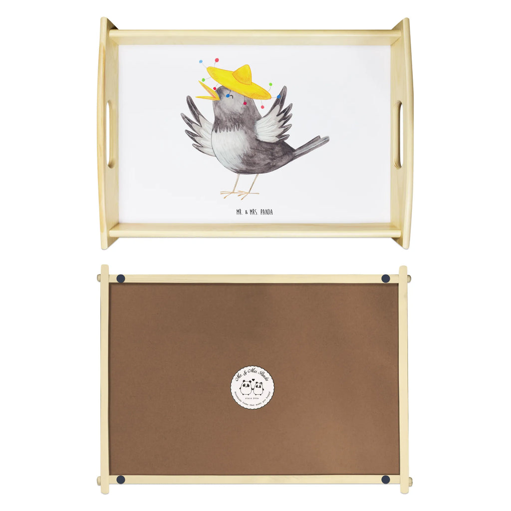 Serviertablett Rabe Sombrero Tablett, Küchentablett, ablagetablett, getränketablett, tablett für essen, echtholz tablett, couchtablett, kaffeetablett, Servier Tablett, Serviertablett, essenstablett, sofatablett, tablett für getränke, teetablett, tablett zum servieren, holz serviertablett, tablett holz, serviertablett aus holz, Frühstückstablett, tablett für bett, betttablett, tragetablett, Holztablett, tablett aus holz, bett tablett, serviertablett holz, Lustige Sprüche, Tiere, Tiermotive, Gute Laune, Vogel, Fröhlich sein, Glück Spruch, Froh, Motivation, Rabe, Elster, Spruch Positiv, glücklich sein, Vögel