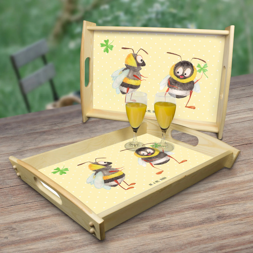 Taca serwisowa Trzmiele koniczyna Motywy zwierzęce, dobra energia, zabawne powiedzonka, zwierzęta