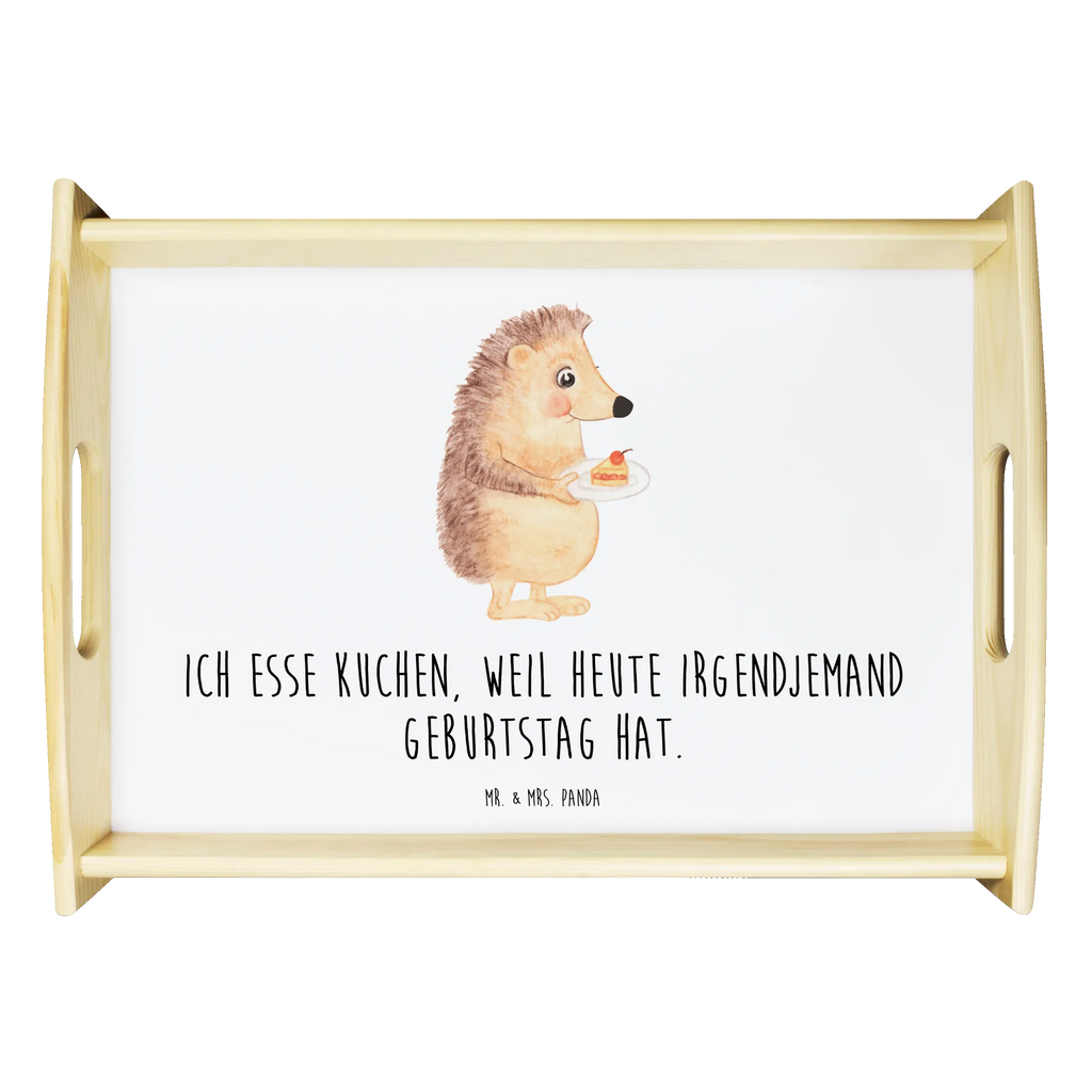 Serving tray Hedgehog piece of cake wooden tray, tray, breakfast tray, kitchen tray, serving tray, small animals, cute, funny, cute animal motives, hand drawn, small world, funny sayings, good mood, happy, gifts, gift ideas, special gifts, animal lover, card, cake, hedgehog, invitation party, bake cake, baking gift, birthday cake, food saying