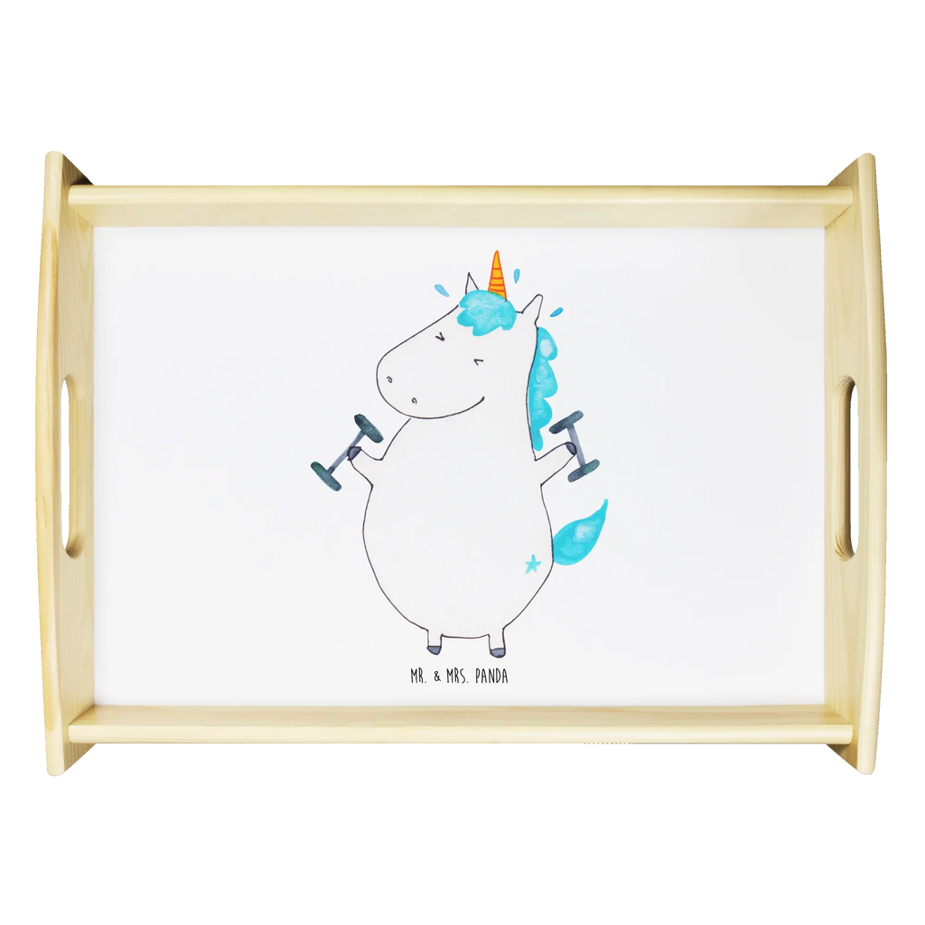 Serviertablett Einhorn Fitness Frühstückstablett, Holztablett, Tablett, Küchentablett, Serviertablett, Dekotablett, Einhorn, Einhörner, Einhorn Deko, Unicorn, Geräte, Sixpack, Fitness, Gym, Diät, Abnehmen, Fitnessstudio, Sport, Pumpen