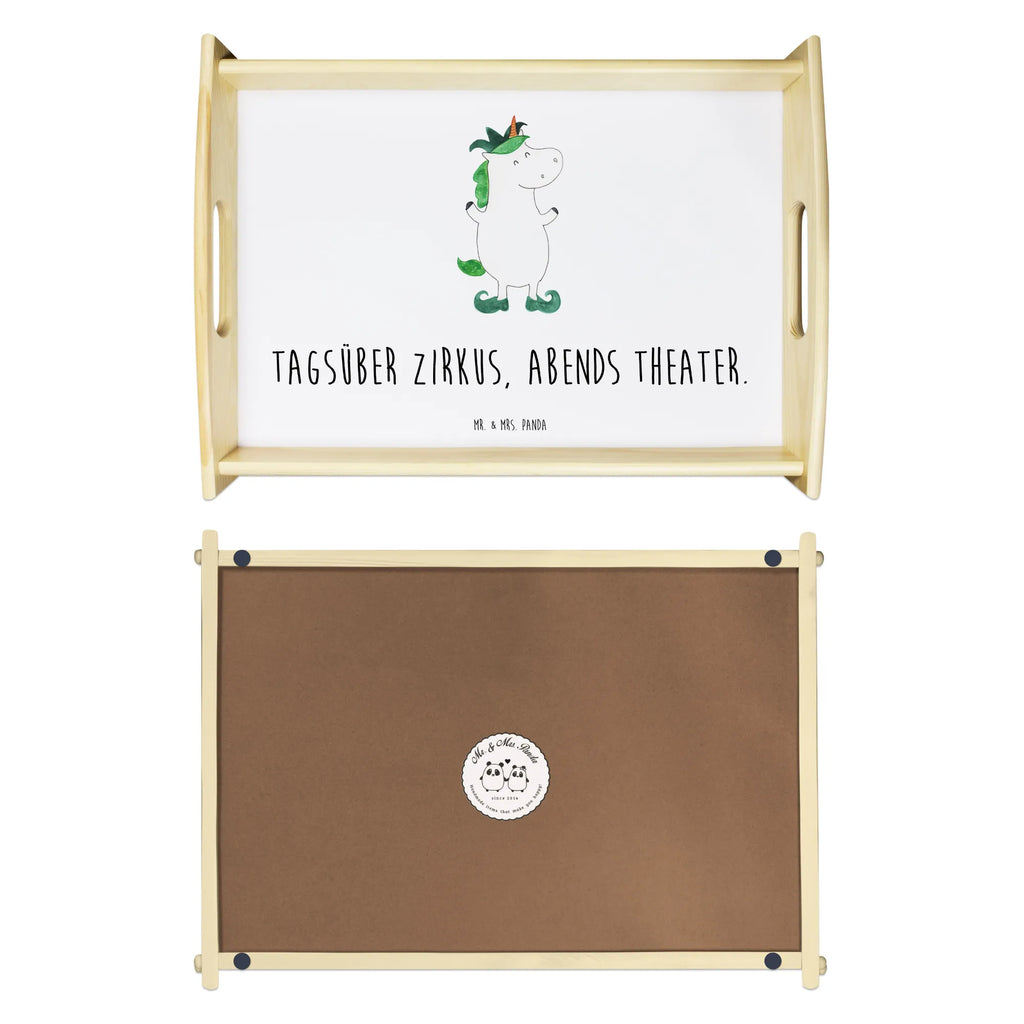 Serviertablett Einhorn Joker Frühstückstablett, Holztablett, Tablett, Dekotablett, Küchentablett, Serviertablett, Einhorn, Einhörner, Einhorn Deko, Unicorn, Hofnarr, Mittelalter, Gaukler, Kasper