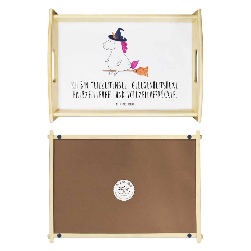 Serving tray unicorn Witch breakfast tray, kitchen tray, wooden tray, serving tray, tray, unicorn, unicorns, mad, wife gift, bitch, witch, girlfriend present, bad girl, angel, Unicorn, devil