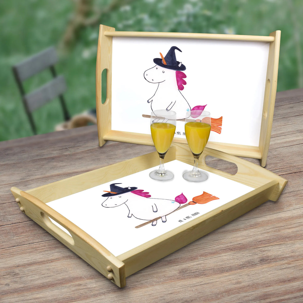 Serving tray unicorn Witch breakfast tray, kitchen tray, wooden tray, serving tray, tray, unicorn, unicorns, mad, wife gift, bitch, witch, girlfriend present, bad girl, angel, Unicorn, devil
