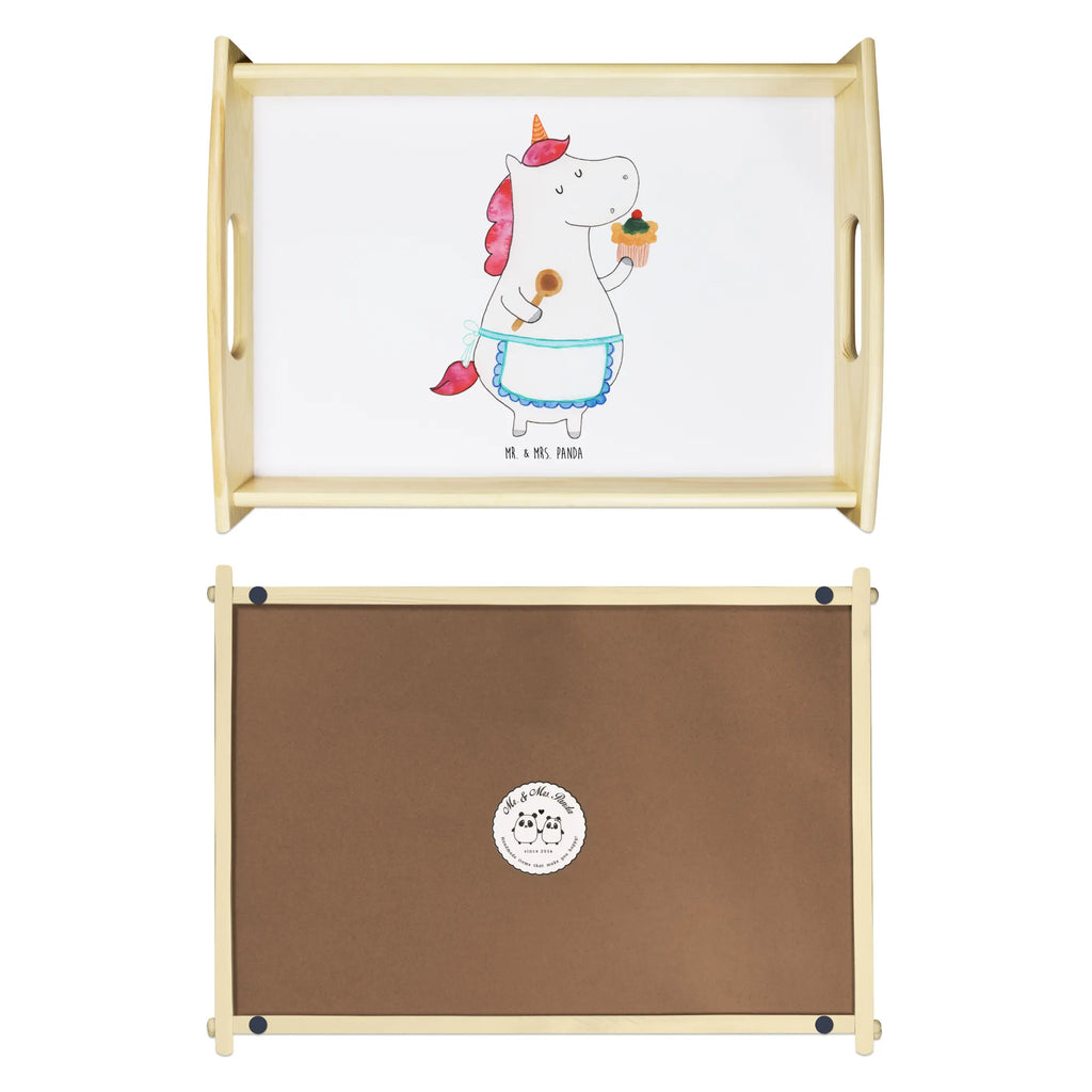 Serviertablett Einhorn Küchenfee Holztablett, Frühstückstablett, Tablett, Küchentablett, Dekotablett, Serviertablett, Einhorn, Einhörner, Einhorn Deko, Unicorn, Träumer, träumen, backen, Hobbykoch, Kuchen, Muffin, Koch, Motivation, Bäckerin, Torte