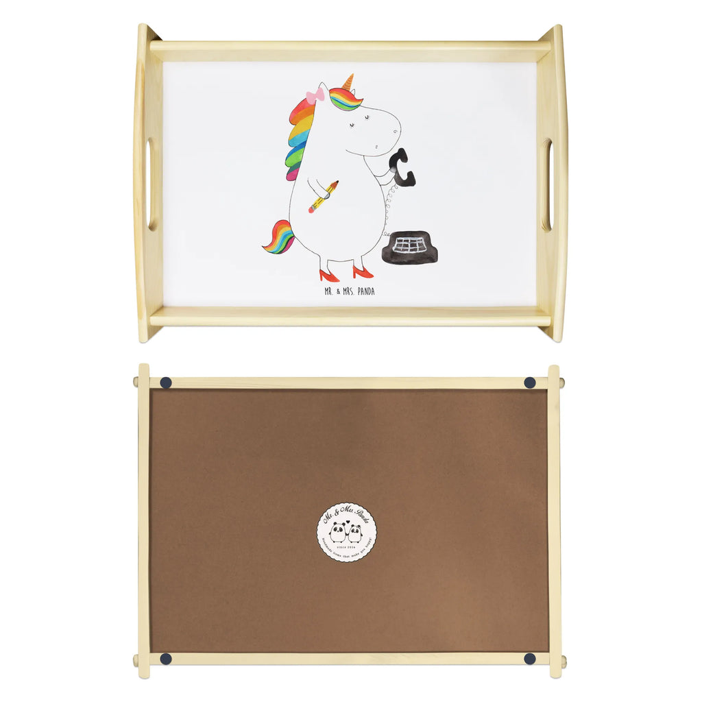 Serviertablett Einhorn Sekretärin Tablett, Frühstückstablett, Küchentablett, Dekotablett, Holztablett, Serviertablett, Einhorn, Einhörner, Einhorn Deko, Unicorn, Büro, Steuerbüro, Sekretärin, Steuerkanzlei, Bürohilfe, Rechtsanwaltsgehilfin, Bürokraft, Rechtsanwältin