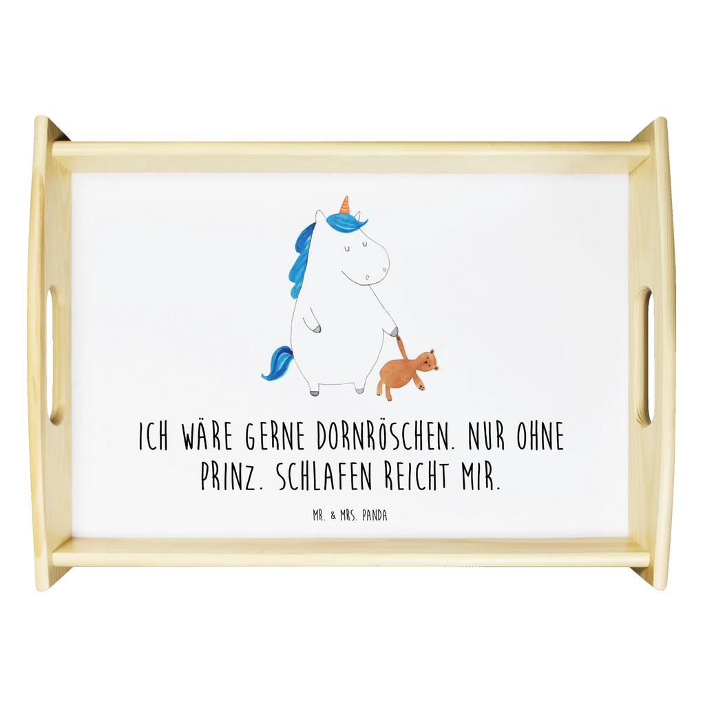 Taca serwisowa Jednorożec Miś Dekotablett, Holztablett, Serviertablett, Frühstückstablett, Tablett, Küchentablett, Einhorn, Einhörner, Einhorn Deko, Unicorn, Singleleben, Träumen, gute Nacht, schlafen, Freundin, Bett, Single