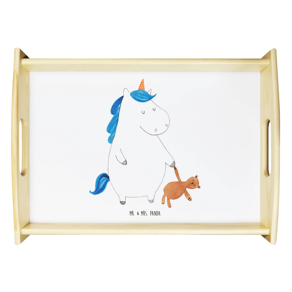 Taca serwisowa Jednorożec Miś Dekotablett, Holztablett, Serviertablett, Frühstückstablett, Tablett, Küchentablett, Einhorn, Einhörner, Einhorn Deko, Unicorn, Singleleben, Träumen, gute Nacht, schlafen, Freundin, Bett, Single