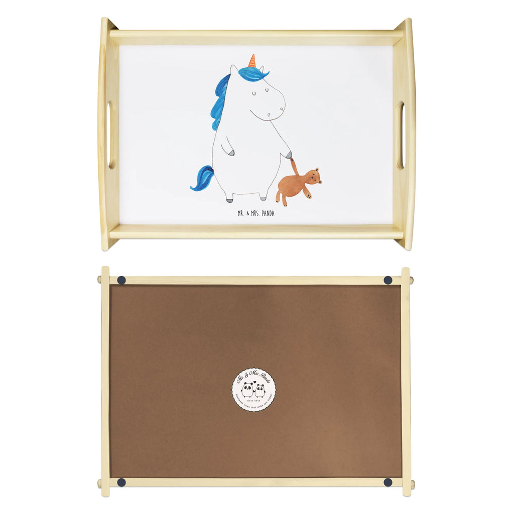 Taca serwisowa Jednorożec Miś Dekotablett, Holztablett, Serviertablett, Frühstückstablett, Tablett, Küchentablett, Einhorn, Einhörner, Einhorn Deko, Unicorn, Singleleben, Träumen, gute Nacht, schlafen, Freundin, Bett, Single