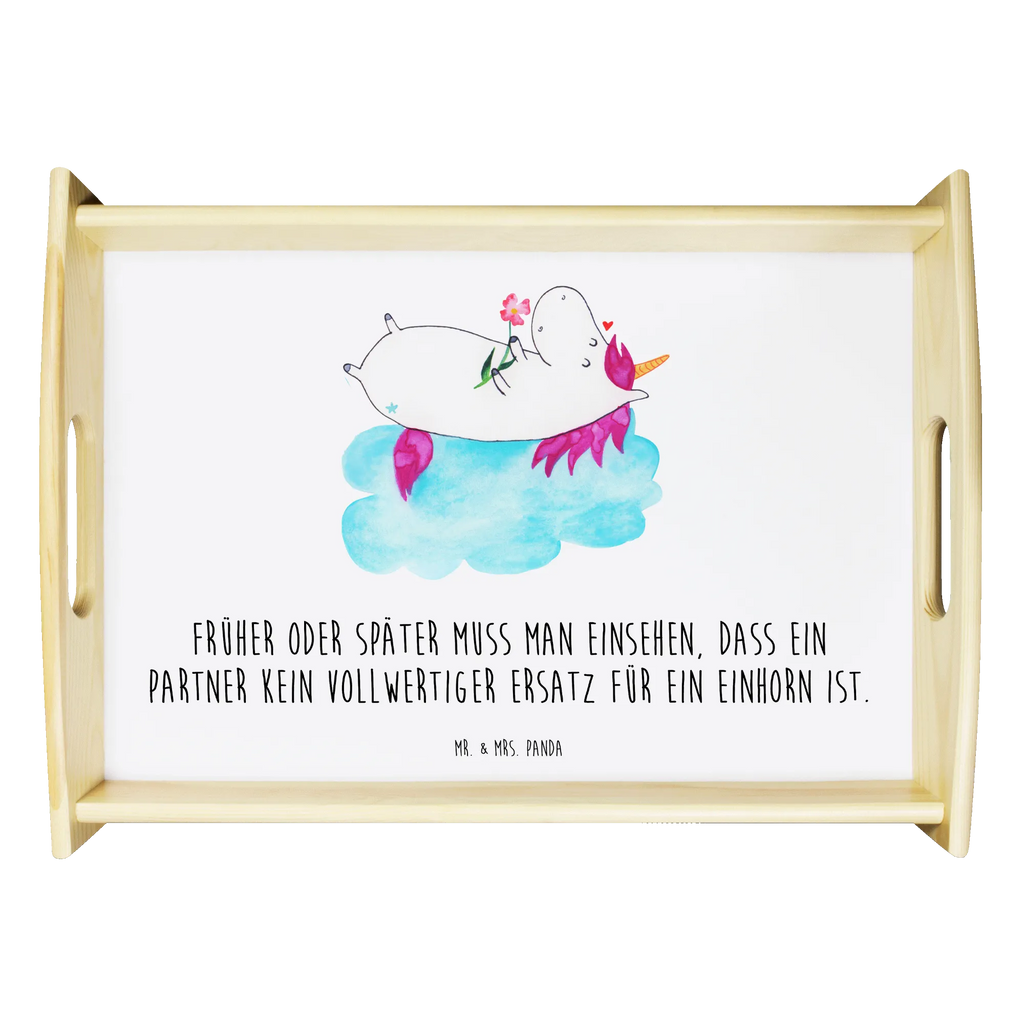 Serviertablett Einhorn Verliebt Frühstückstablett, Dekotablett, Holztablett, Küchentablett, Serviertablett, Tablett, Einhorn, Einhörner, Einhorn Deko, Unicorn, Freundin, verliebt, Wolke, Liebe, Liebesbeweis
