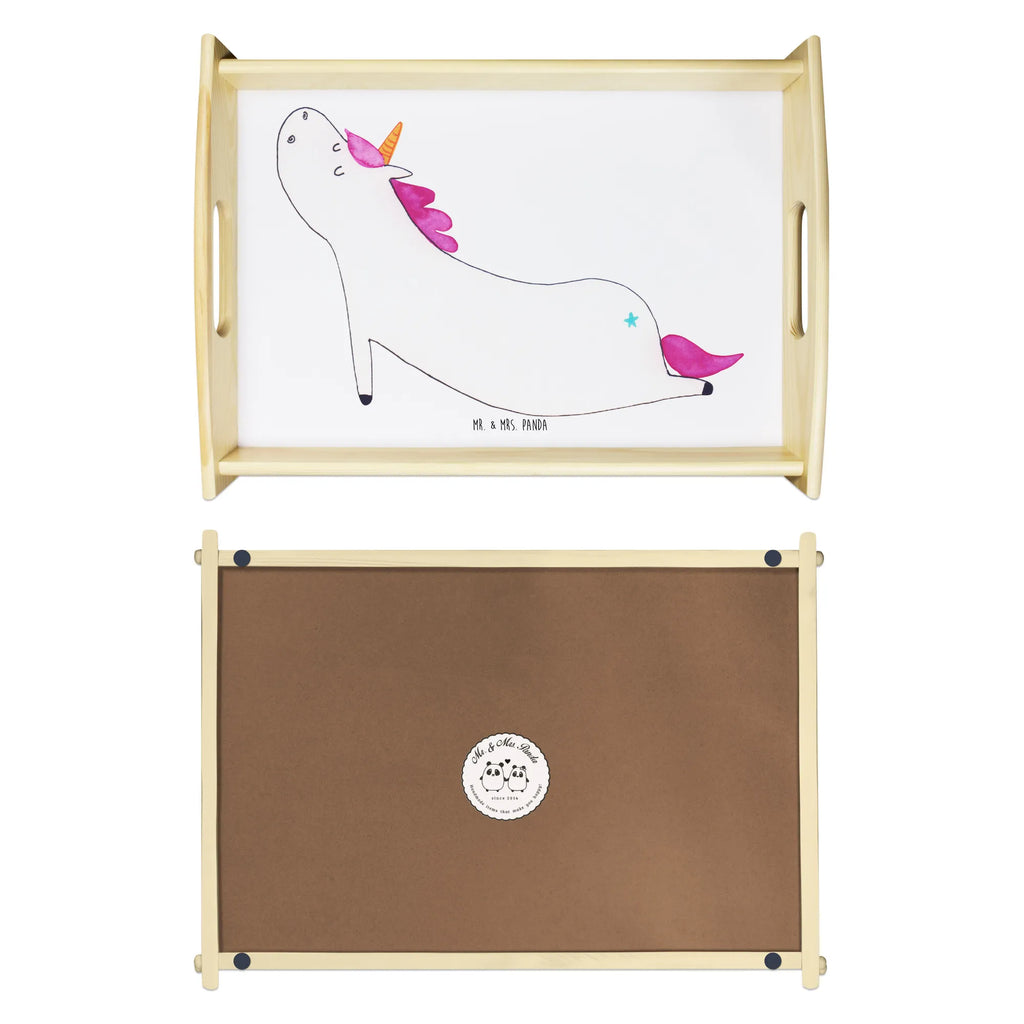 Serving tray unicorn yoga breakfast tray, kitchen tray, tray, wooden tray, serving tray, unicorn, unicorns, sweet, gift, funny, mindfulness, sports, yoga, Unicorn, present, Namaste, relaxation