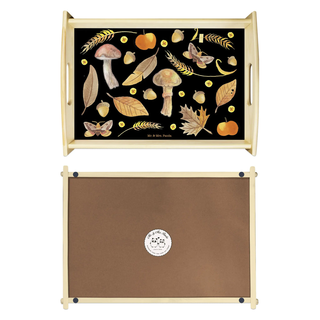 Serving tray Autumn tray, kitchen tray, breakfast tray, wooden tray, serving tray, Nature, joy of life, love, season motif, leaves, nature motif, mushrooms, September, November, autumn leaves, gift nature, October, leaf, autumn