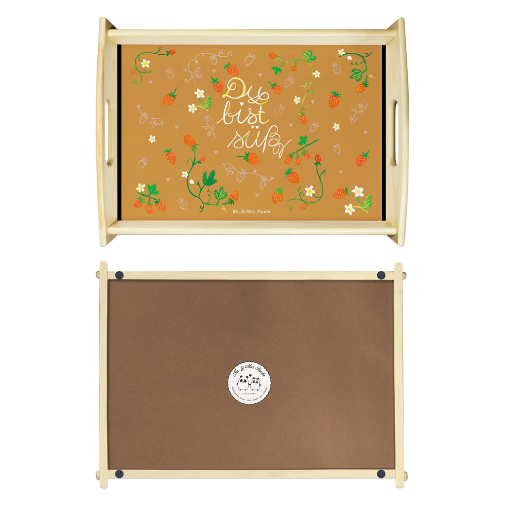 Serving tray strawberries Sweet serving tray, tray, breakfast tray, wooden tray, kitchen tray, Nature, joy of life, love, sweet, you are sweet, gift girlfriend, anniversary, love saying, strawberry, love quote, gift partner, compliment, decoration