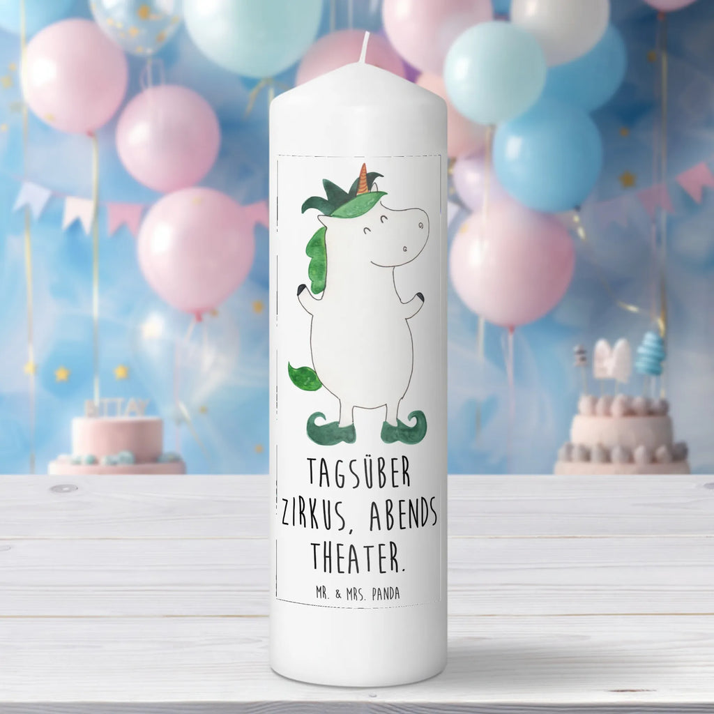 Kerze Einhorn Joker Kerze, Taufkerze, Kommunionskerze, Geburtstagskerze, Geschenk Kerze, Taufgeschenk Kerze, Kerze mit Druck, Besondere Kerze, Geschenkidee Kerze, Kerze für Kommunion, Geburtstag Kerze, Kommunion Kerze, Einhorn, Einhörner, Einhorn Deko, Unicorn, Hofnarr, Kasper, Gaukler, Mittelalter