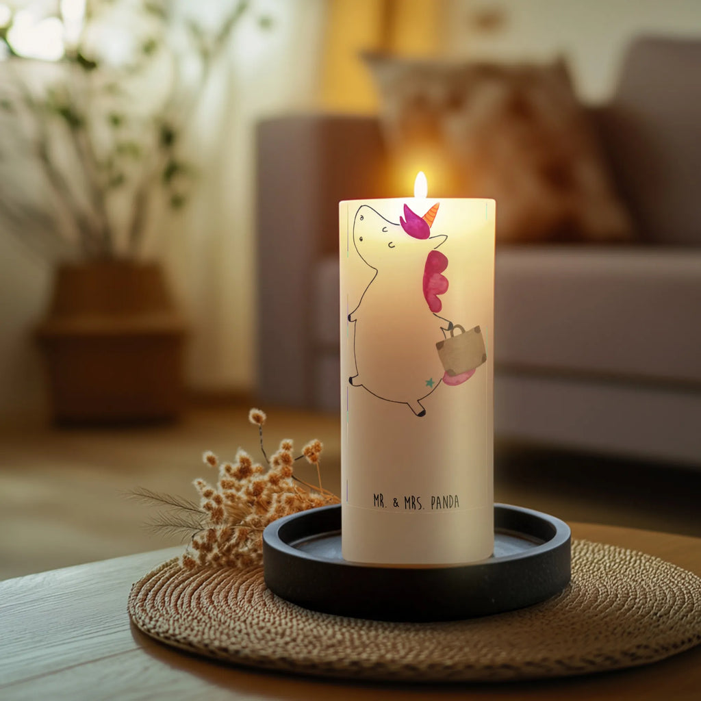 Candle unicorn Suitcase Kerze, Taufkerze, Kommunionskerze, Geburtstagskerze, Geschenk Kerze, Taufgeschenk Kerze, Kerze mit Druck, Besondere Kerze, Geschenkidee Kerze, Kerze für Kommunion, Geburtstag Kerze, Kommunion Kerze, Einhorn, Einhörner, Einhorn Deko, Unicorn, unicorn, Koffer, Verreisen, Reise, Gepäck, Abenteuer, Erwachsen, Kind, albern, Spaß, lustig, witzig