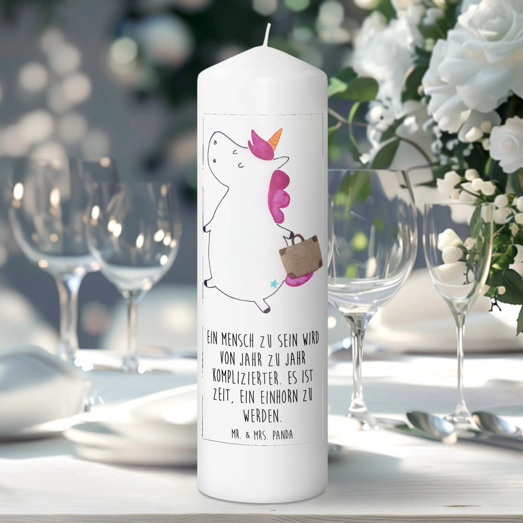 Candle unicorn Suitcase Kerze, Taufkerze, Kommunionskerze, Geburtstagskerze, Geschenk Kerze, Taufgeschenk Kerze, Kerze mit Druck, Besondere Kerze, Geschenkidee Kerze, Kerze für Kommunion, Geburtstag Kerze, Kommunion Kerze, Einhorn, Einhörner, Einhorn Deko, Unicorn, unicorn, Koffer, Verreisen, Reise, Gepäck, Abenteuer, Erwachsen, Kind, albern, Spaß, lustig, witzig
