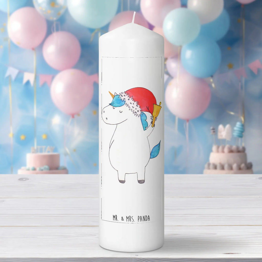 Candle unicorn Santa Claus Kerze, Taufkerze, Kommunionskerze, Geburtstagskerze, Geschenk Kerze, Taufgeschenk Kerze, Kerze mit Druck, Besondere Kerze, Geschenkidee Kerze, Kerze für Kommunion, Geburtstag Kerze, Kommunion Kerze, Einhorn, Einhörner, Einhorn Deko, Unicorn, Gin, Schokolade, Schoki, Weihnachten, Weihnachtsmann, Nikolaus, Wunschzettel, Wunschliste, Feenstaub