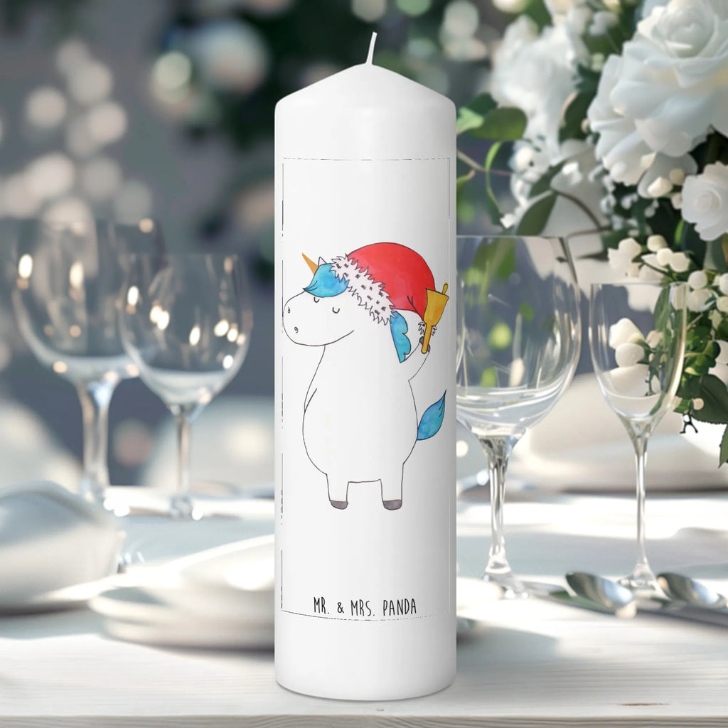 Candle unicorn Santa Claus Kerze, Taufkerze, Kommunionskerze, Geburtstagskerze, Geschenk Kerze, Taufgeschenk Kerze, Kerze mit Druck, Besondere Kerze, Geschenkidee Kerze, Kerze für Kommunion, Geburtstag Kerze, Kommunion Kerze, Einhorn, Einhörner, Einhorn Deko, Unicorn, Gin, Schokolade, Schoki, Weihnachten, Weihnachtsmann, Nikolaus, Wunschzettel, Wunschliste, Feenstaub