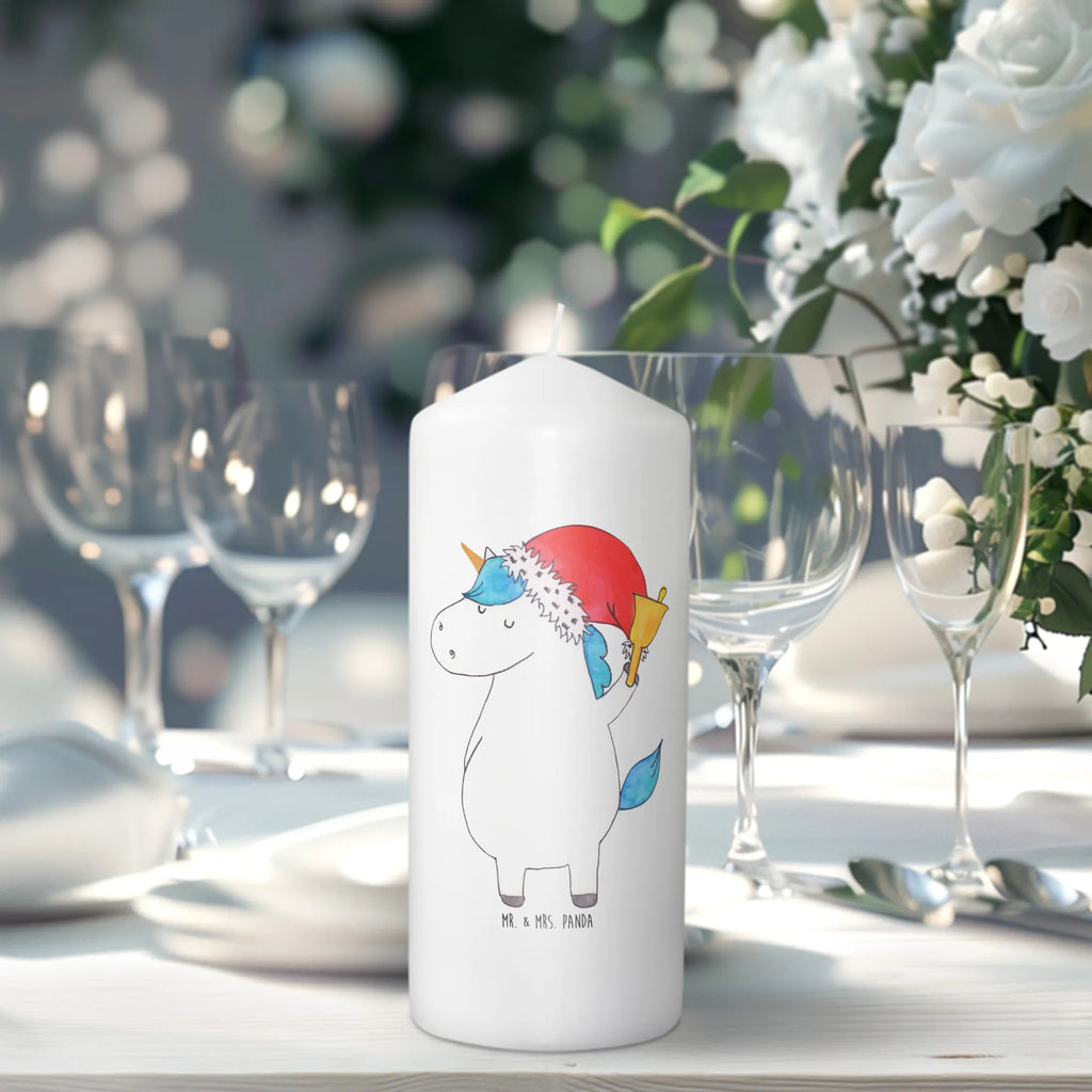Candle unicorn Santa Claus Kerze, Taufkerze, Kommunionskerze, Geburtstagskerze, Geschenk Kerze, Taufgeschenk Kerze, Kerze mit Druck, Besondere Kerze, Geschenkidee Kerze, Kerze für Kommunion, Geburtstag Kerze, Kommunion Kerze, Einhorn, Einhörner, Einhorn Deko, Unicorn, Gin, Schokolade, Schoki, Weihnachten, Weihnachtsmann, Nikolaus, Wunschzettel, Wunschliste, Feenstaub