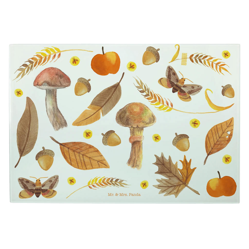 XL glass chopping board Autumn cutting board, Glass cutting board, Nature, joy of life, love, nature motif, leaves, November, gift nature, September, autumn, leaf, October, mushrooms, season motif, autumn leaves