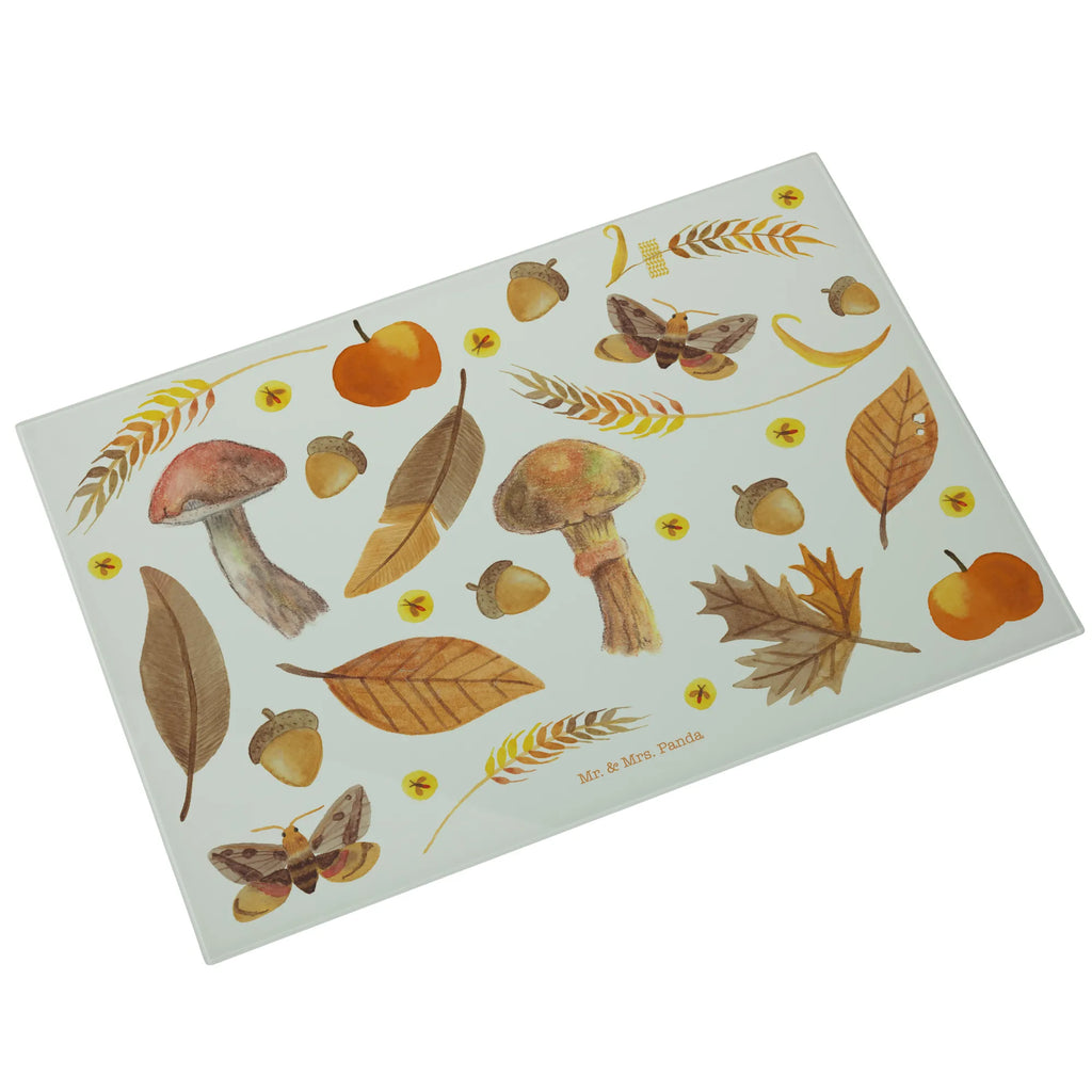 XL glass chopping board Autumn cutting board, Glass cutting board, Nature, joy of life, love, nature motif, leaves, November, gift nature, September, autumn, leaf, October, mushrooms, season motif, autumn leaves
