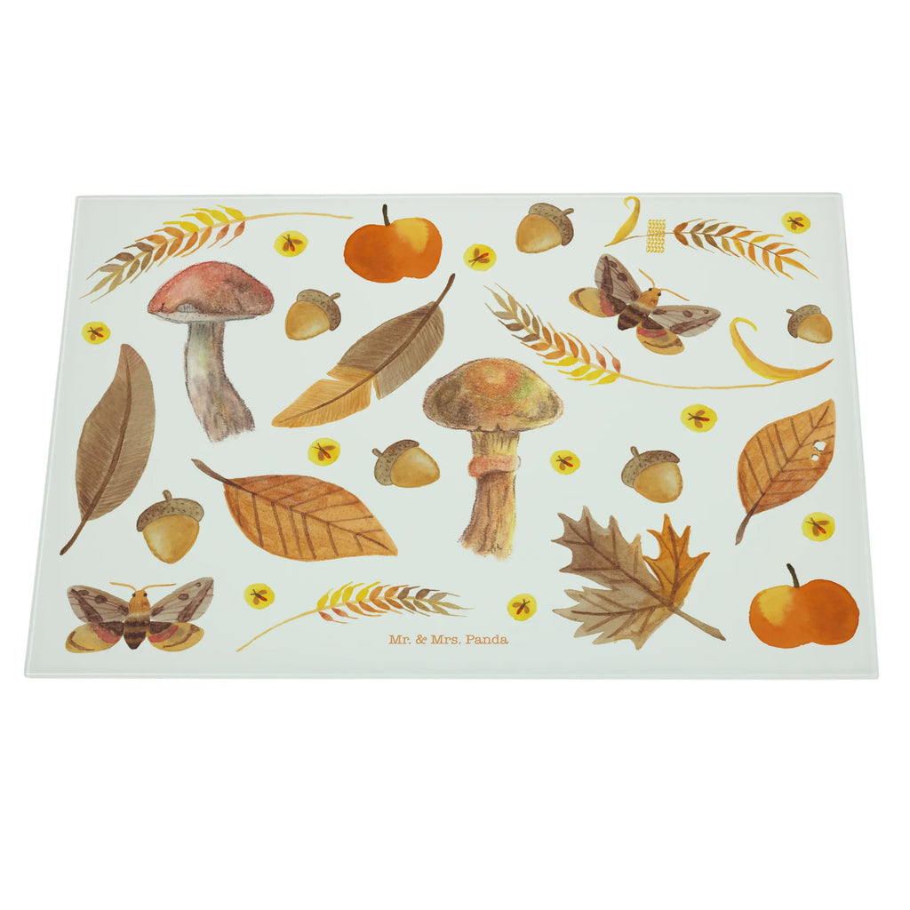 XL glass chopping board Autumn cutting board, Glass cutting board, Nature, joy of life, love, nature motif, leaves, November, gift nature, September, autumn, leaf, October, mushrooms, season motif, autumn leaves