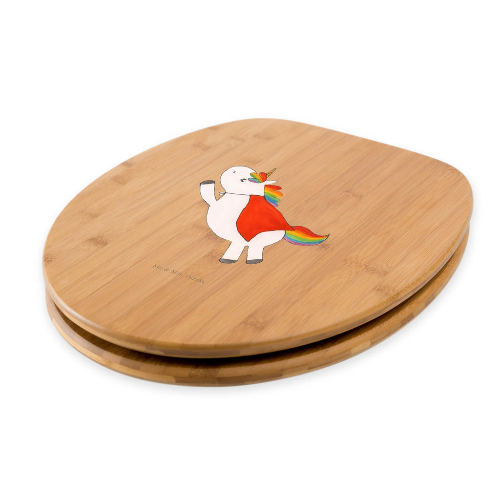Motiv WC Sitz Einhorn Super WC-Sitz, Toilettendeckel, Klobrille, Klodeckel, Toilette, Einhorn, Einhörner, Einhorn Deko, Unicorn, Freundin, Superheld, Geschenk, Held, Girl, Traummann, Mädchen