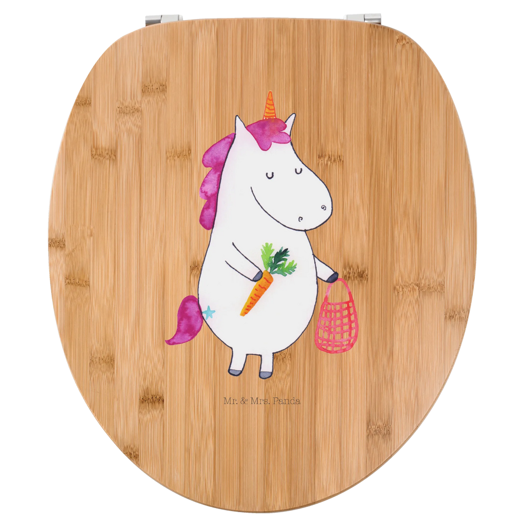 Motiv WC Sitz Einhorn Vegan Toilette, Toilettendeckel, Klodeckel, Klobrille, WC-Sitz, Einhorn, Einhörner, Einhorn Deko, Unicorn, Veganer, Gesund leben, Rohkost, Gesund essen, Vegetariar, vegan, Veganismus