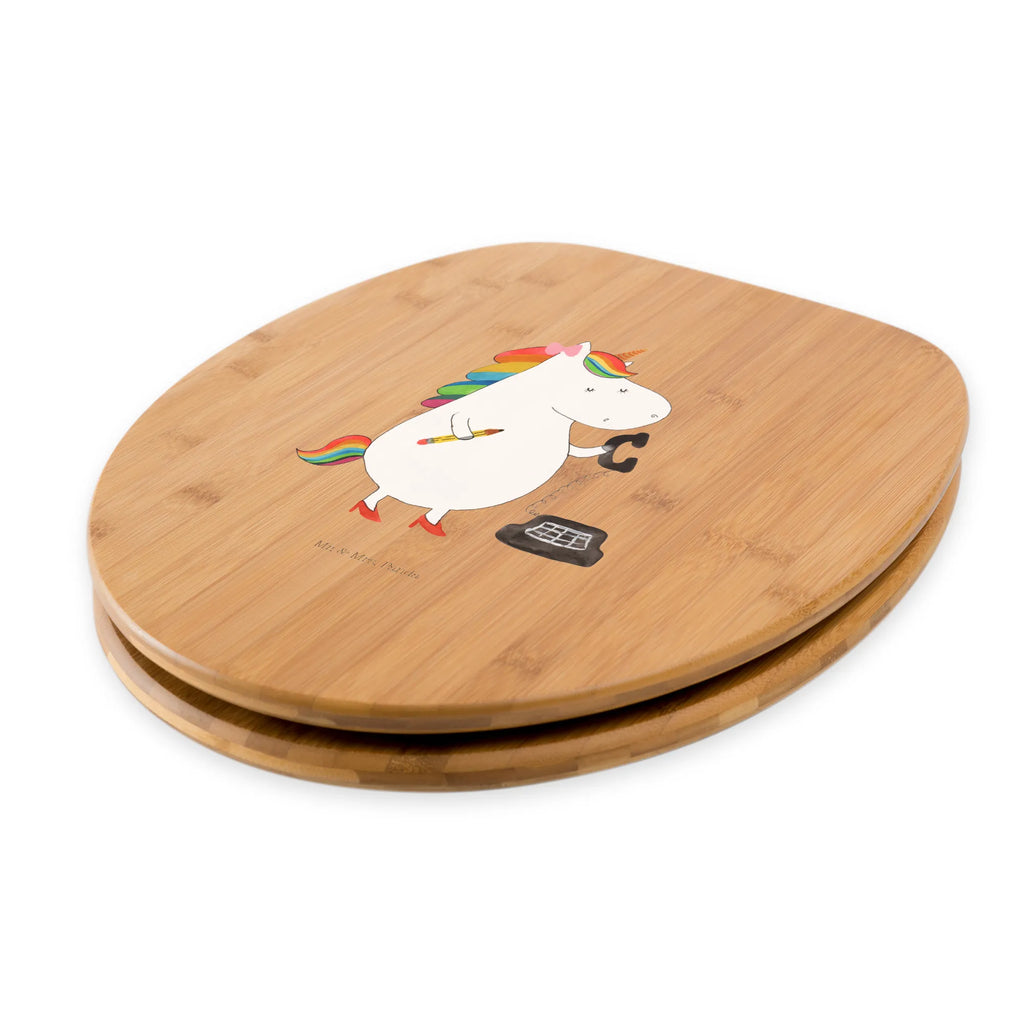 Motiv WC Sitz Einhorn Sekretärin Toilettendeckel, Klobrille, Toilette, WC-Sitz, Klodeckel, Einhorn, Einhörner, Einhorn Deko, Unicorn, Bürokraft, Sekretärin, Rechtsanwaltsgehilfin, Steuerkanzlei, Bürohilfe, Rechtsanwältin, Steuerbüro, Büro