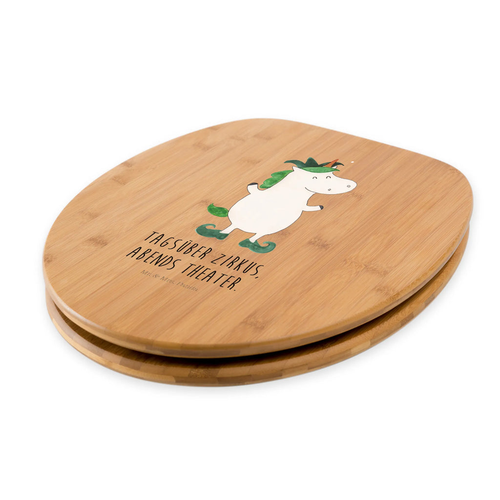 Motiv WC Sitz Einhorn Joker Toilette, Klobrille, Klodeckel, Toilettendeckel, WC-Sitz, Einhorn, Einhörner, Einhorn Deko, Unicorn, Mittelalter, Gaukler, Hofnarr, Kasper