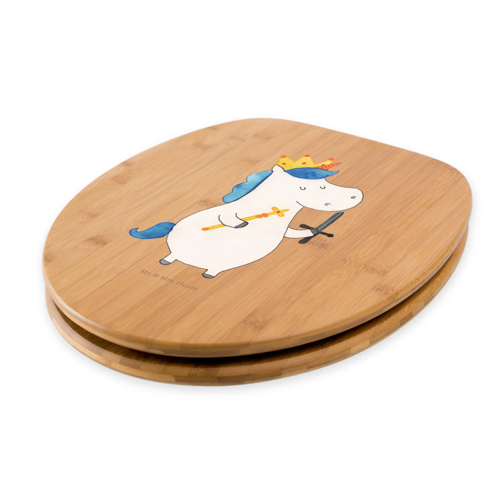 Motiv WC Sitz Einhorn König mit Schwert Klobrille, WC-Sitz, Toilettendeckel, Klodeckel, Toilette, Einhorn, Einhörner, Einhorn Deko, Unicorn, König, Ritter, Mittelalter