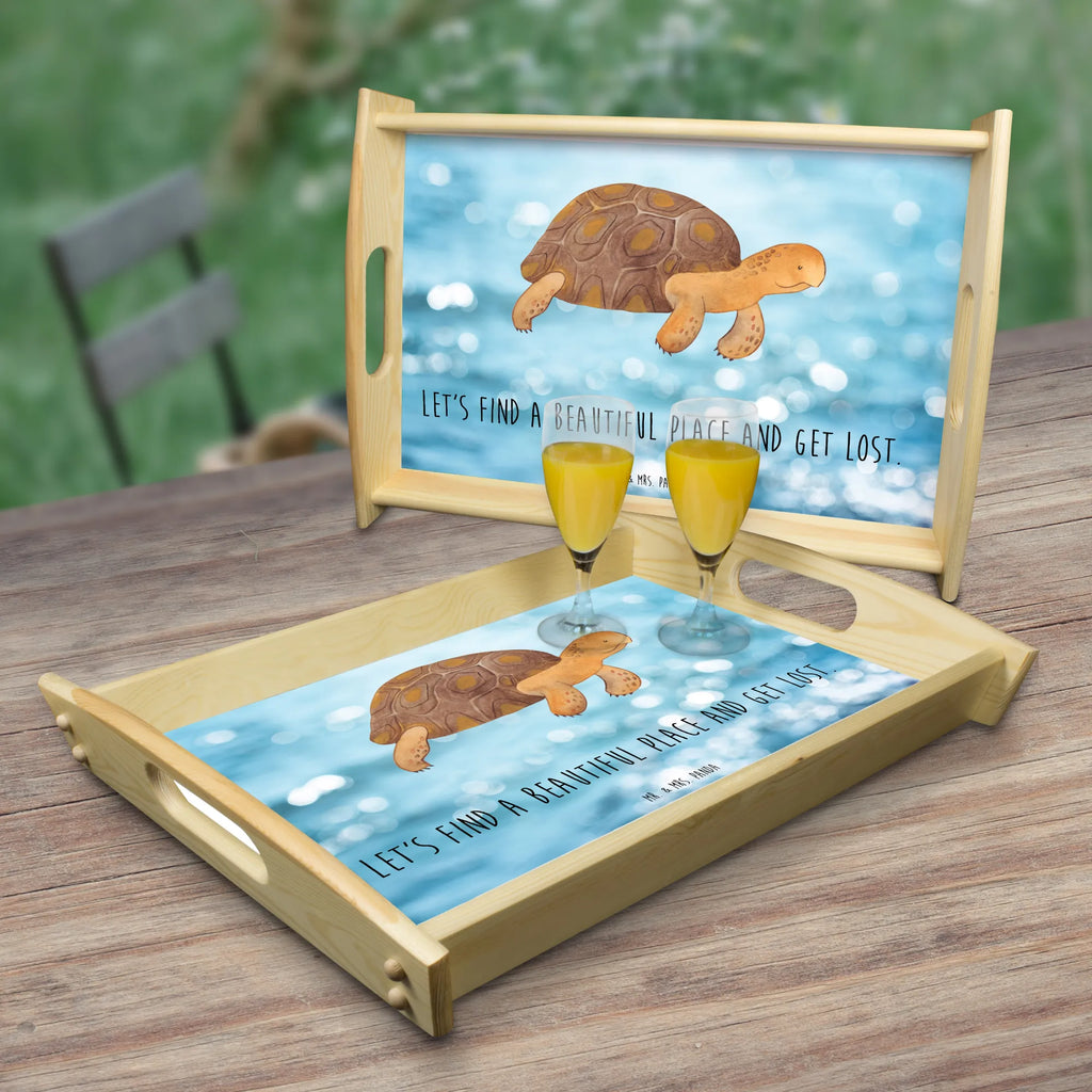 Serviertablett Schildkröte Marschieren Frühstückstablett, Holztablett, Serviertablett, Tablett, Dekotablett, Küchentablett, Meerestiere, Meer, Urlaub, Inspiration, Schildkröten, Motivation, Lieblingsmensch, get lost, Schildkröte, Abenteuer, Neustart, Reiselust