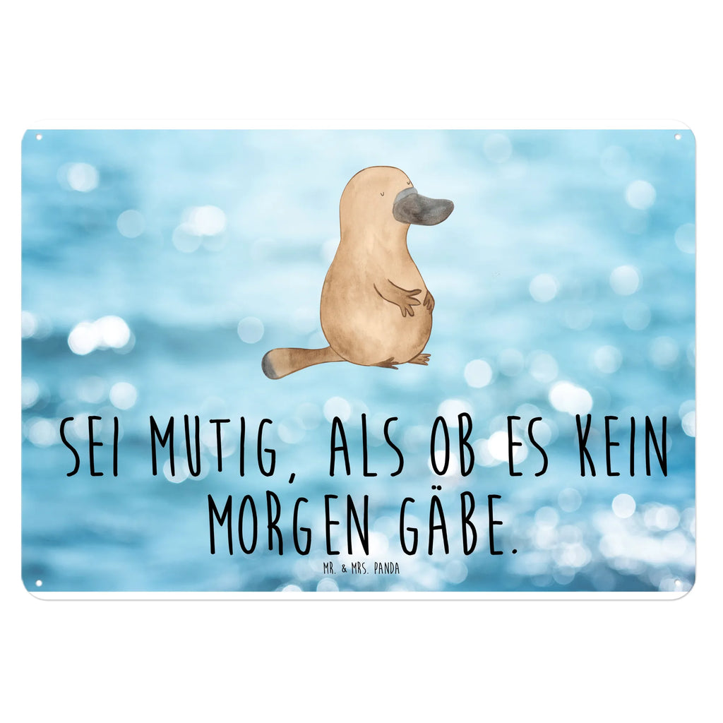 Tin sign platypus courage Wandschild Metall, Blechschild Zum Aufhängen, Blechschild Büro, Blechschild Küche, Blechschild Für Frauen, Blechschild, Blechschild Für Männer, Blechschild Groß, Türschild Metall, Dekoschild Metall, Meer, Meerestiere, Urlaub, Büro, Neustart, mutig, Mut, Weltreise, Schnabeltier, Raodtrip, Lebensweisheit, Motivation, Schnabeltiere, Arbeit, Neuanfang, Training