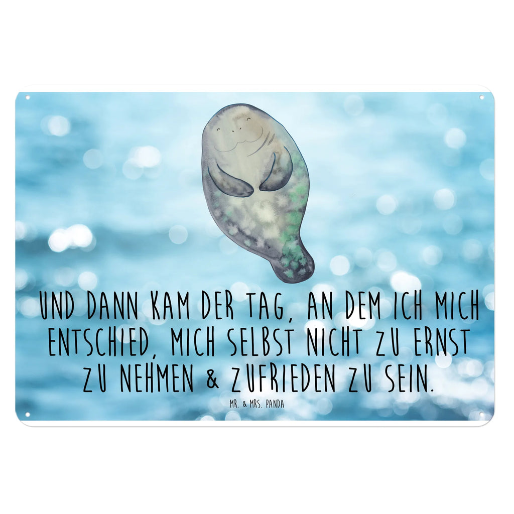 Blechschild Seekuh Happy Blechschild Zum Aufhängen, Wandschild Metall, Blechschild, Blechschild Büro, Blechschild Küche, Dekoschild Metall, Blechschild Groß, Türschild Metall, Blechschild Für Männer, Blechschild Für Frauen, Meer, Meerestiere, Urlaub, Neustart, Zufrieden, Selbstliebe, Seekuh, Freundin, Achtsamkeit, Neuanfang, Seekühe, Liebeskummer, Respekt