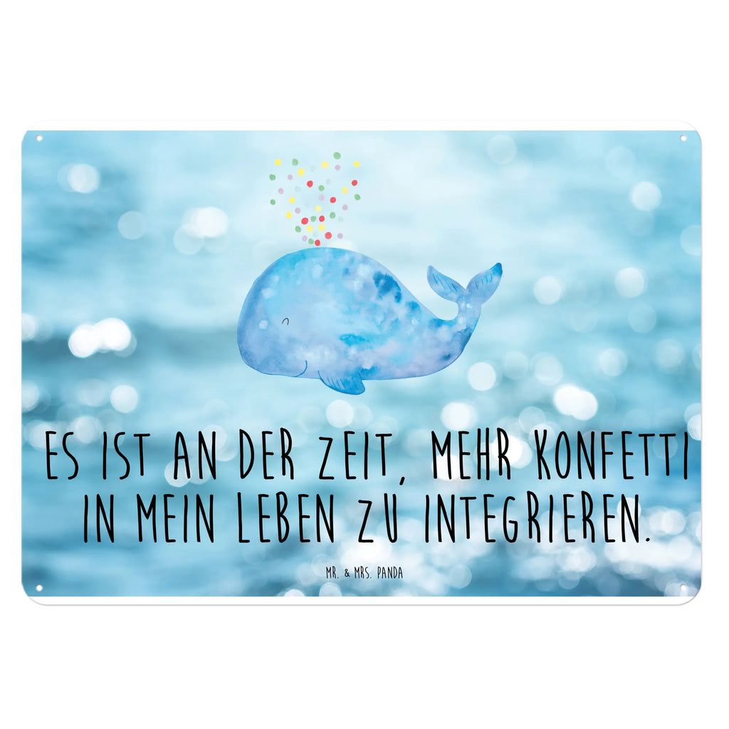 Blechschild Wal Konfetti Blechschild Groß, Blechschild Büro, Blechschild Für Männer, Türschild Metall, Blechschild, Blechschild Für Frauen, Wandschild Metall, Blechschild Zum Aufhängen, Dekoschild Metall, Blechschild Küche, Meer, Meerestiere, Urlaub, Neustart, Geburtstag, Lebensabschnitt, Konfetti, Wale, Wal, Abnehmen, Motivation, Trennung, Diät, Neuanfang