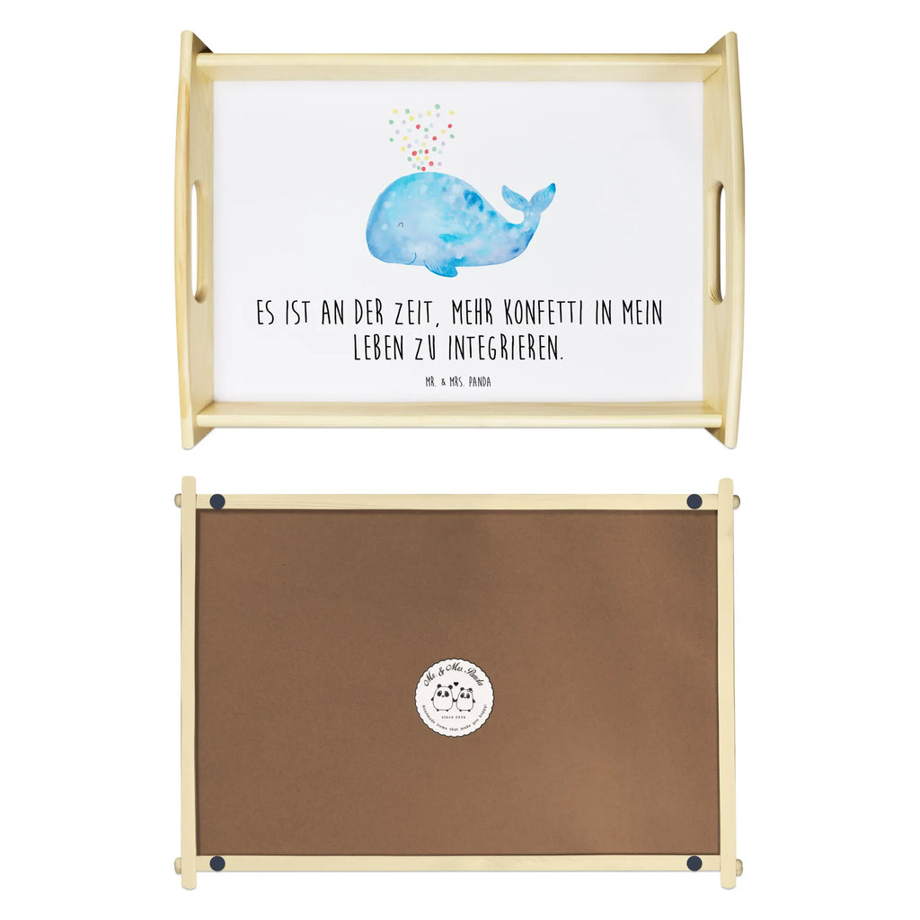 Serviertablett Wal Konfetti Holztablett, Dekotablett, Küchentablett, Serviertablett, Tablett, Frühstückstablett, Meerestiere, Meer, Urlaub, Neuanfang, Motivation, Trennung, Wal, Konfetti, Abnehmen, Neustart, Diät, Lebensabschnitt, Wale, Geburtstag